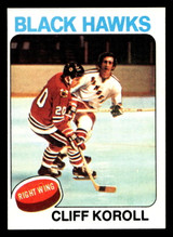 1975-76 Topps #139 Cliff Koroll Near Mint ID: 475743 1975-76 Topps #139 Cliff Koroll Near Mint ID: 475743