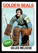 1975-76 Topps #190 Gilles Meloche Ex-Mint ID: 475857 1975-76 Topps #190 Gilles Meloche Ex-Mint ID: 475857
