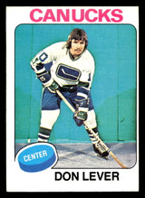 1975-76 Topps #206 Don Lever Excellent+ 1975-76 Topps #206 Don Lever Excellent+