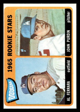 1965 Topps #331 Al Ferrara/John Purdin Dodgers Rookies Poor RC Rookie SET BREAK Trimmed 1965 Topps #331 Al Ferrara/John Purdin Dodgers Rookies Poor RC Rookie SET BREAK Trimmed