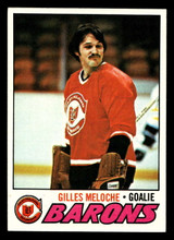 1977-78 Topps #109 Gilles Meloche Ex-Mint 1977-78 Topps #109 Gilles Meloche Ex-Mint