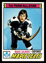 1977-78 Topps #140 Borje Salming AS Near Mint 1977-78 Topps #140 Borje Salming AS Near Mint