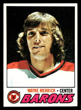 1977-78 Topps #176 Wayne Merrick Excellent+ 1977-78 Topps #176 Wayne Merrick Excellent+