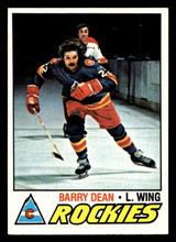 1977-78 Topps #183 Barry Dean Near Mint RC Rookie 1977-78 Topps #183 Barry Dean Near Mint RC Rookie