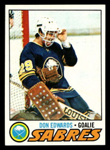 1977-78 Topps #201 Don Edwards Near Mint RC Rookie 1977-78 Topps #201 Don Edwards Near Mint RC Rookie