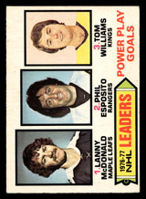 1977-78 O-Pee-Chee #5 Lanny McDonald/Phil Esposito/Tom Williams LL Excellent+ 1977-78 O-Pee-Chee #5 Lanny McDonald/Phil Esposito/Tom Williams LL Excellent+