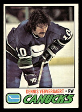 1977-78 O-Pee-Chee #56 Dennis Ververgaert Ex-Mint 1977-78 O-Pee-Chee #56 Dennis Ververgaert Ex-Mint