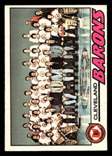 1977-78 O-Pee-Chee #75 Cleveland Barons Team Excellent+ Marked 