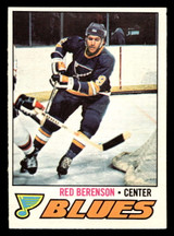 1977-78 O-Pee-Chee #107 Red Berenson Ex-Mint 1977-78 O-Pee-Chee #107 Red Berenson Ex-Mint