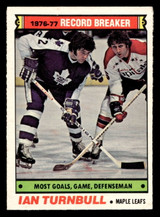 1977-78 O-Pee-Chee #215 Ian Turnbull RB Ex-Mint 1977-78 O-Pee-Chee #215 Ian Turnbull RB Ex-Mint