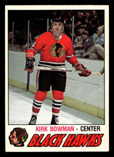 1977-78 O-Pee-Chee #309 Kirk Bowman Very Good RC Rookie 1977-78 O-Pee-Chee #309 Kirk Bowman Very Good RC Rookie
