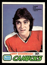 1977-78 O-Pee-Chee #359 Larry Goodenough Excellent+ OPC 1977-78 O-Pee-Chee #359 Larry Goodenough Excellent+ OPC