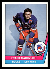 1977-78 O-Pee-Chee WHA #61 Frank Mahovlich Ex-Mint Miscut 1977-78 O-Pee-Chee WHA #61 Frank Mahovlich Ex-Mint Miscut