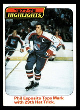1978-79 Topps #2 Phil Esposito Ex-Mint ID: 477469 1978-79 Topps #2 Phil Esposito Ex-Mint ID: 477469