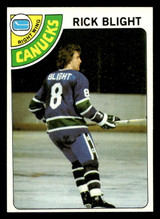 1978-79 Topps #7 Rick Blight Very Good 1978-79 Topps #7 Rick Blight Very Good
