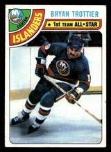 1978-79 Topps #10 Bryan Trottier AS Excellent+ 1978-79 Topps #10 Bryan Trottier AS Excellent+