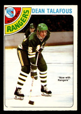 1978-79 O-Pee-Chee #149 Dean Talafous Ex-Mint OPC 1978-79 O-Pee-Chee #149 Dean Talafous Ex-Mint OPC