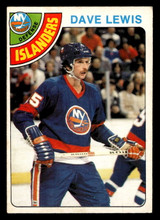 1978-79 O-Pee-Chee #162 Dave Lewis Excellent+ OPC 1978-79 O-Pee-Chee #162 Dave Lewis Excellent+ OPC