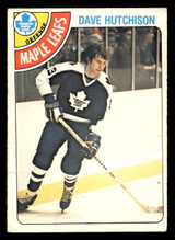 1978-79 O-Pee-Chee #289 Dave Hutchison Very Good OPC 1978-79 O-Pee-Chee #289 Dave Hutchison Very Good OPC