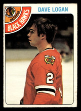 1978-79 O-Pee-Chee #343 Dave Logan Very Good RC Rookie OPC 1978-79 O-Pee-Chee #343 Dave Logan Very Good RC Rookie OPC