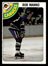 1978-79 O-Pee-Chee #349 Bob Manno Very Good RC Rookie OPC 1978-79 O-Pee-Chee #349 Bob Manno Very Good RC Rookie OPC