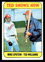 1969 Topps #539 Mike Epstein/Ted Williams Ted Shows How Excellent+ ID: 479430 1969 Topps #539 Mike Epstein/Ted Williams Ted Shows How Excellent+ ID: 479430