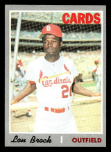 1970 Topps #330 Lou Brock Excellent+ ID: 479534 1970 Topps #330 Lou Brock Excellent+ ID: 479534