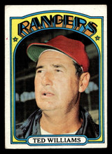 1972 Topps #510 Ted Williams MG Very Good  ID: 479669