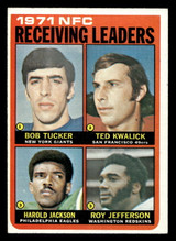 1972 Topps #6 Bob Tucker/Ted Kwalick/Harold Jackson/Roy Jefferson 1971 NFC Receiving Leaders Ex-Mint ID: 480861 1972 Topps #6 Bob Tucker/Ted Kwalick/Harold Jackson/Roy Jefferson 1971 NFC Receiving Leaders Ex-Mint ID: 480861