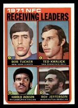 1972 Topps #6 Bob Tucker/Ted Kwalick/Harold Jackson/Roy Jefferson 1971 NFC Receiving Leaders Ex-Mint ID: 480864 1972 Topps #6 Bob Tucker/Ted Kwalick/Harold Jackson/Roy Jefferson 1971 NFC Receiving Leaders Ex-Mint ID: 480864