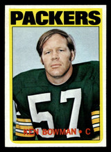 1972 Topps #58 Ken Bowman Very Good 1972 Topps #58 Ken Bowman Very Good
