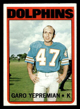1972 Topps #115 Garo Yepremian Ex-Mint ID: 481407 1972 Topps #115 Garo Yepremian Ex-Mint ID: 481407