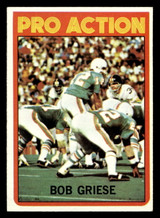 1972 Topps #132 Bob Griese IA Ex-Mint ID: 481491 1972 Topps #132 Bob Griese IA Ex-Mint ID: 481491