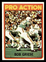 1972 Topps #132 Bob Griese IA Ex-Mint ID: 481493 1972 Topps #132 Bob Griese IA Ex-Mint ID: 481493
