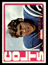 1972 Topps #141 Rick Volk Very Good 1972 Topps #141 Rick Volk Very Good