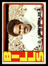 1972 Topps #160 O.J. Simpson Ex-Mint ID: 481622 1972 Topps #160 O.J. Simpson Ex-Mint ID: 481622