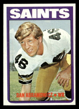 1972 Topps #213 Dan Abramowicz Near Mint 1972 Topps #213 Dan Abramowicz Near Mint