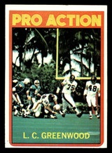 1972 Topps #257 L.C. Greenwood IA Ex-Mint ID: 482346 1972 Topps #257 L.C. Greenwood IA Ex-Mint ID: 482346