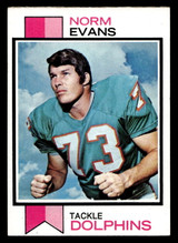 1973 Topps #188 Norm Evans Near Mint ID: 483221 1973 Topps #188 Norm Evans Near Mint ID: 483221
