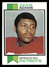 1973 Topps #278 Julius Adams Ex-Mint ID: 483657 1973 Topps #278 Julius Adams Ex-Mint ID: 483657