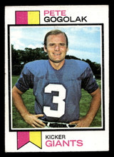 1973 Topps #368 Pete Gogolak Excellent 1973 Topps #368 Pete Gogolak Excellent