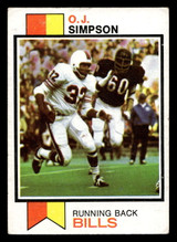 1973 Topps #500 O.J. Simpson Very Good ID: 484643 1973 Topps #500 O.J. Simpson Very Good ID: 484643
