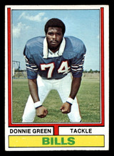 1974 Topps #27 Donnie Green Very Good 1974 Topps #27 Donnie Green Very Good