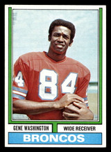 1974 Topps #63 Gene Washington Ex-Mint ID: 485016 1974 Topps #63 Gene Washington Ex-Mint ID: 485016