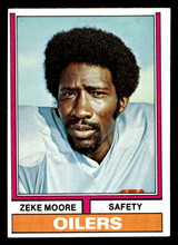1974 Topps #104 Zeke Moore Near Mint 1974 Topps #104 Zeke Moore Near Mint