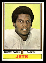 1974 Topps #175 Burgess Owens Ex-Mint RC Rookie ID: 485372 1974 Topps #175 Burgess Owens Ex-Mint RC Rookie ID: 485372