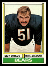 1974 Topps #230 Dick Butkus Excellent+ ID: 485498 1974 Topps #230 Dick Butkus Excellent+ ID: 485498