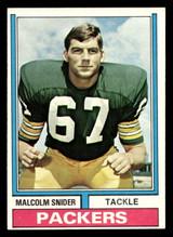 1974 Topps #318 Malcolm Snider Ex-Mint ID: 485762 1974 Topps #318 Malcolm Snider Ex-Mint ID: 485762