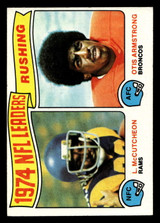 1975 Topps #1 Lawrence McCutcheon/Otis Armstrong 1974 Rushing Leaders Ex-Mint ID: 486324 1975 Topps #1 Lawrence McCutcheon/Otis Armstrong 1974 Rushing Leaders Ex-Mint ID: 486324