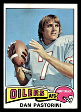 1975 Topps #50 Dan Pastorini Excellent 
